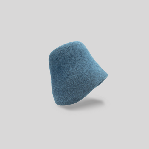 Vaalean sininen bucket hat huopaa